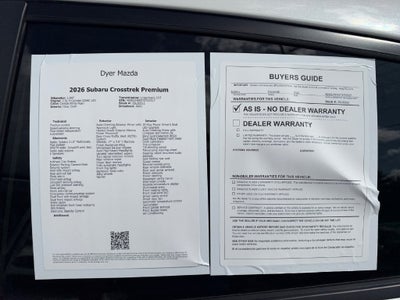 2026 Subaru Crosstrek Premium