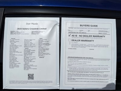 2025 Subaru Crosstrek Limited