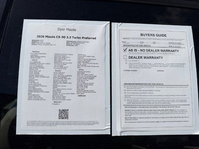 2026 Mazda Mazda CX-90 3.3 Turbo Preferred