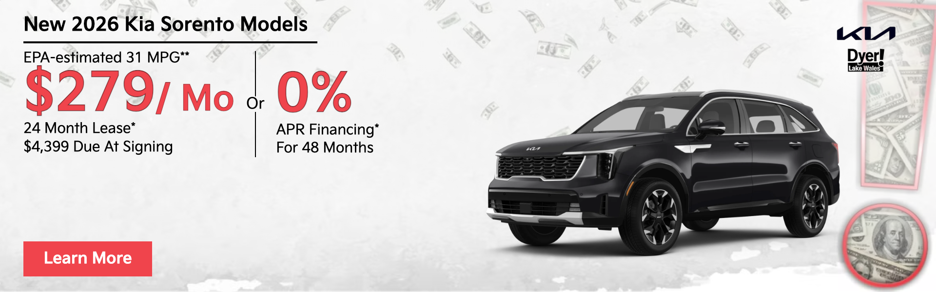 New 2026 Kia Sorento Models for sale Lake Wales