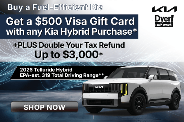 Double Your Tax Refund at Dyer Kia