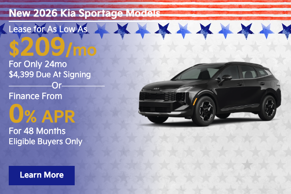 New 2026 Kia Sportage Models