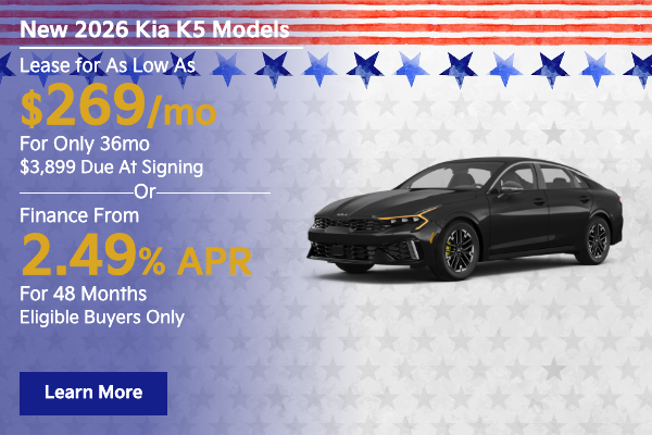 New 2026 Kia K5 Models