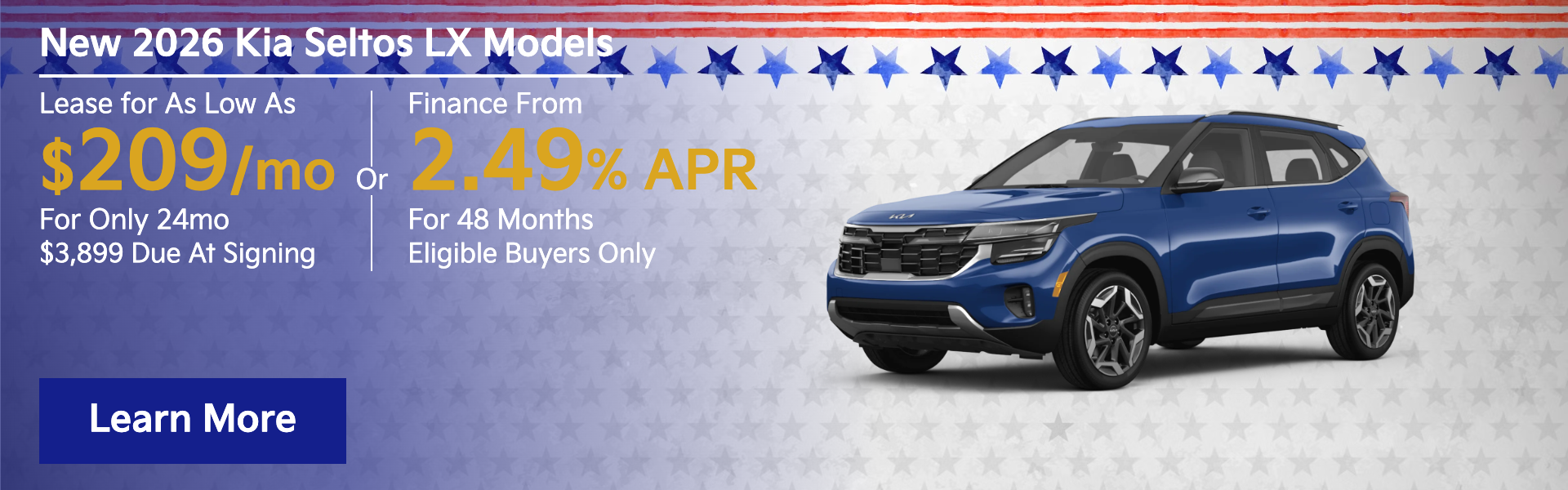 New 2026 Kia Seltos LX Models
