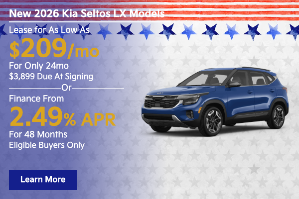 New 2026 Kia Seltos LX Models