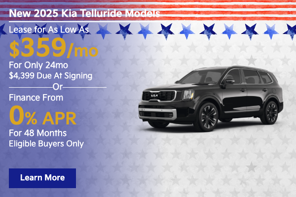 New 2025 Kia Telluride Models