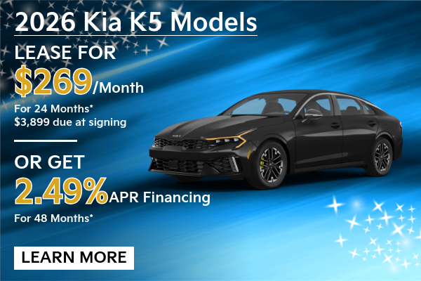 New 2026 Kia K5 Models Lake Wales FL