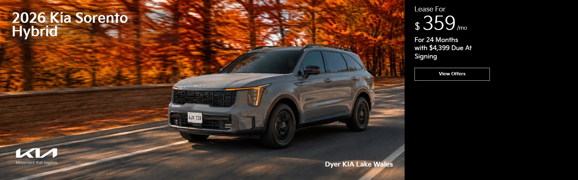 New 2026 Kia Sorento Hybrid Models