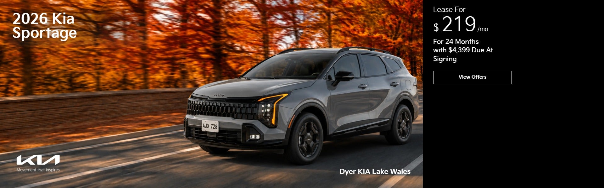 New 2026 Kia Sportage Models
