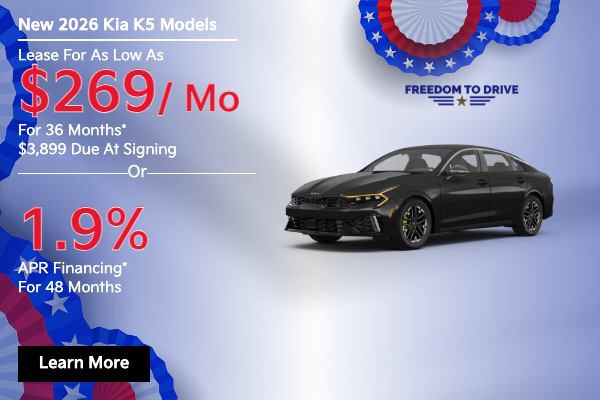 New 2026 Kia K5 Models